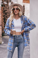 Plaid Hoodie Shacket