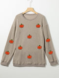 Pumpkin Ribbed Sweatshirt