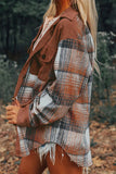 Plaid + Cord Button Up Shacket