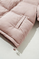 Dusty Rose Puffer Coat