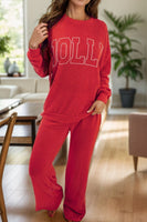 JOLLY Long Sleeve Top and Pants Lounge Set