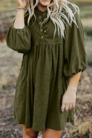 Corduroy Pocket Dress