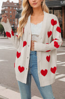 Heart Cardi - Multi Colors