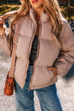 Dusty Rose Puffer Coat