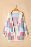 Color Block Long Sleeve Cardigan