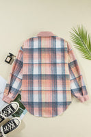 Plaid + Cord Button Up Shacket