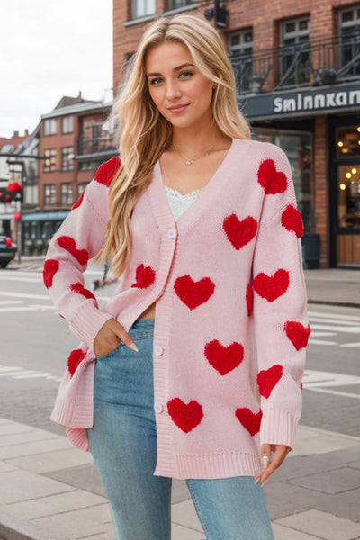 Heart Cardi - Multi Colors