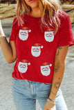 Sequin Santa Short Sleeve T-Shirt