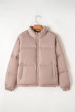 Dusty Rose Puffer Coat