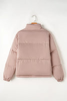 Dusty Rose Puffer Coat