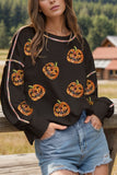 Sequin Pumpkin Sweatshirt