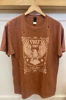 free spirit distressed tee