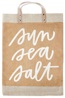 sun sea salt jute tote xl