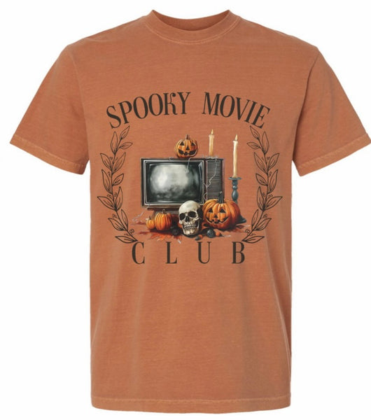 spooky movie club t-shirt