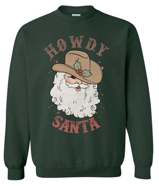 Howdy Santa Crewneck