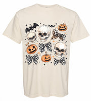 skulls + bows t-shirt