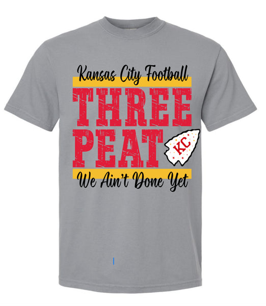 KS Three Peat Comfort Colors Tee - Grey