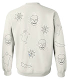 halloween outline crewneck