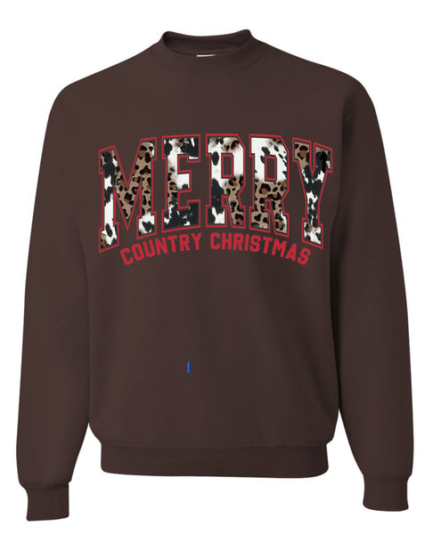 Merry Country Christmas Crewneck