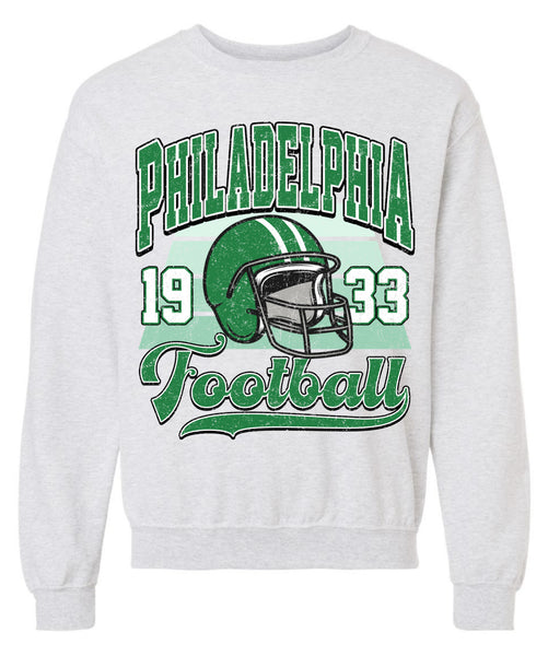 Philadelphia Football Crewneck Ash Grey