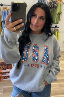 USA 1776 crewneck grey