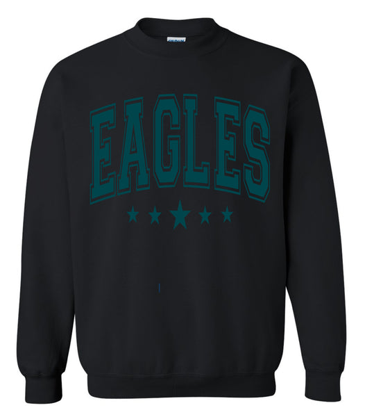 Eagles Black Crewneck