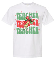 Teacher White Comfort Colors Tee