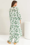 green leaf kimono