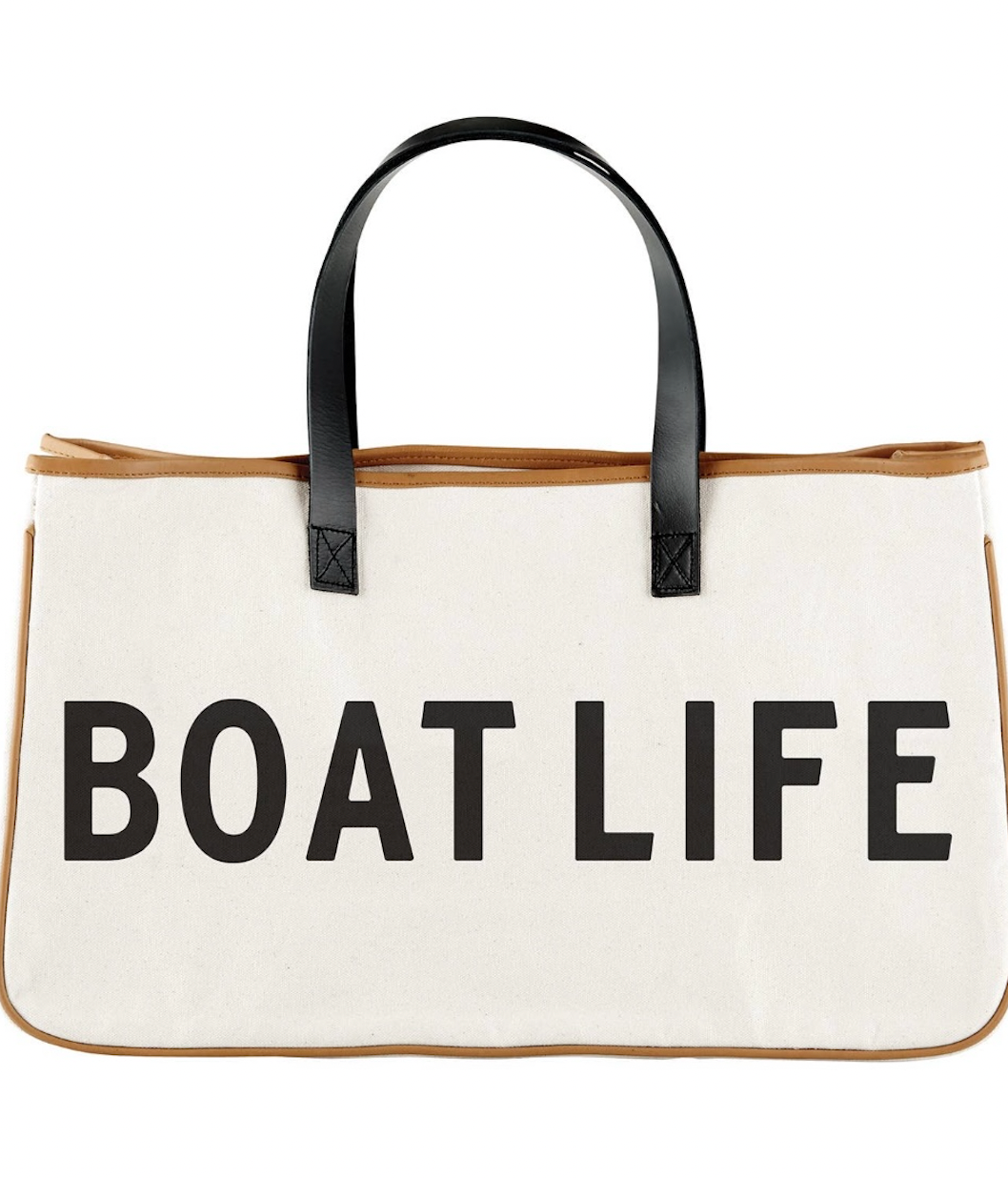 boat life canvas tote