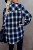 Long Sleeve Plaid Oversized Shirt