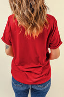 Sequin Santa Short Sleeve T-Shirt