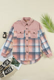 Plaid + Cord Button Up Shacket