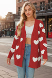 Heart Cardi - Multi Colors