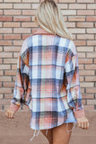 Plaid + Cord Button Up Shacket