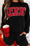 Merry Long Sleeve Top and Shorts Set