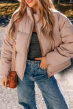 Dusty Rose Puffer Coat