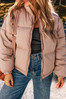 Dusty Rose Puffer Coat