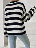 Two-Tone Striped Sweater