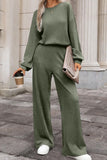 Ribbed Long Sleeve Jumpsuit