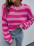 Two-Tone Striped Sweater