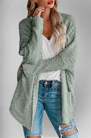 Popcorn Open Long Sleeve Cardigan