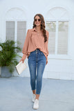 Puff Sleeve Collared Neck Shirt